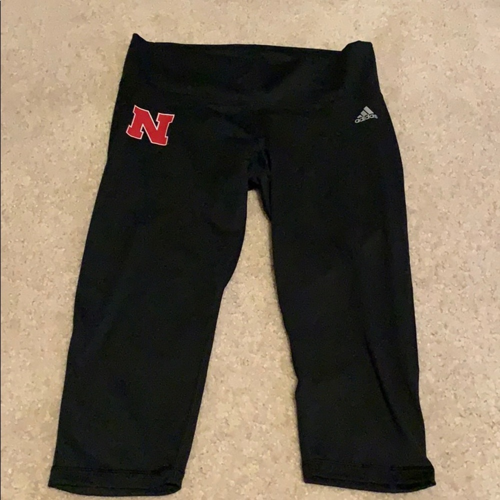 Nebraska Huskers Adidas Leggings